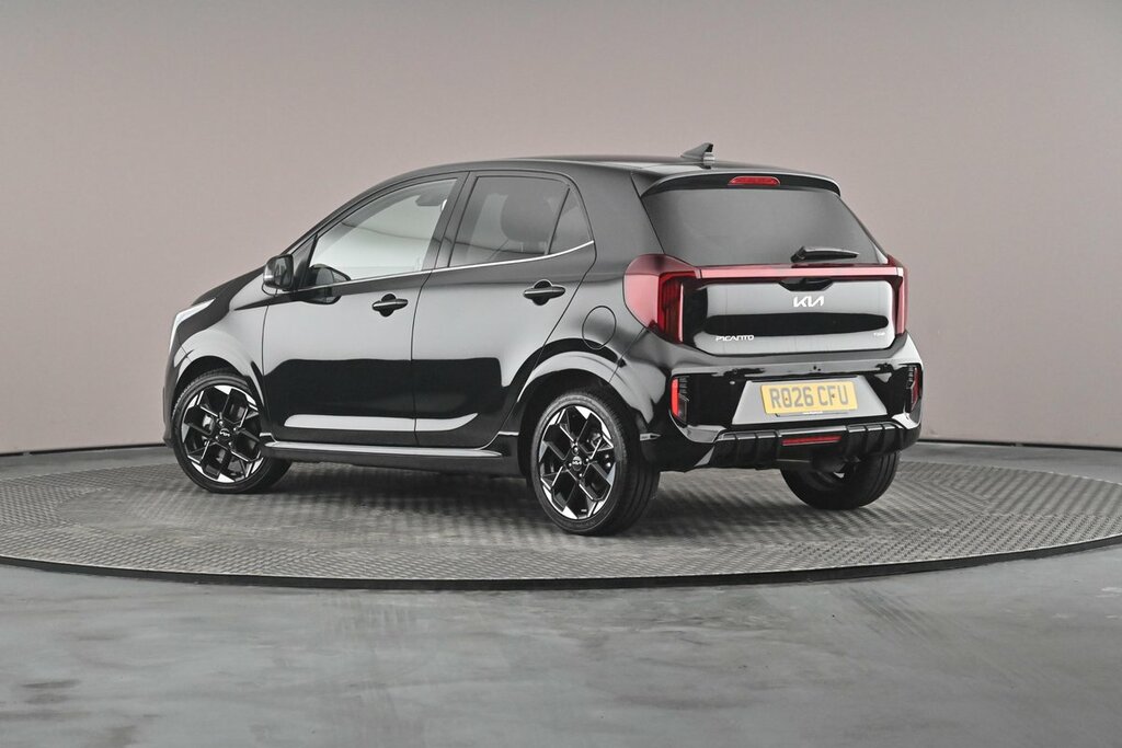 Kia Picanto 1.0 Gt-line Hatchback Amt Euro 6 Ss Black #2