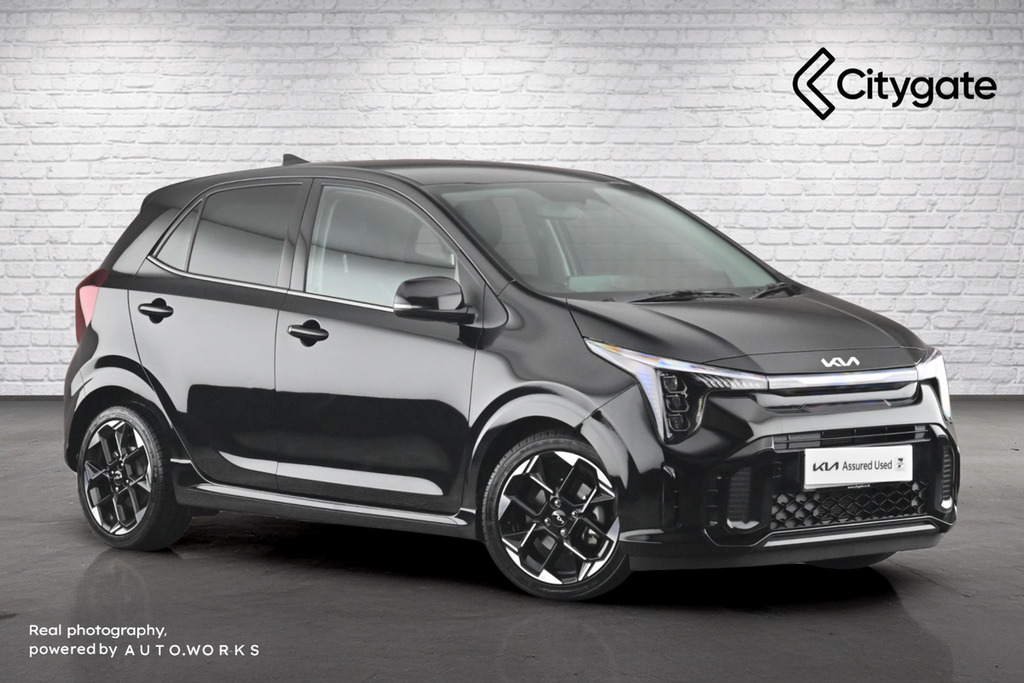 Kia Picanto 1.0 Gt-line Hatchback Amt Euro 6 Ss Black
