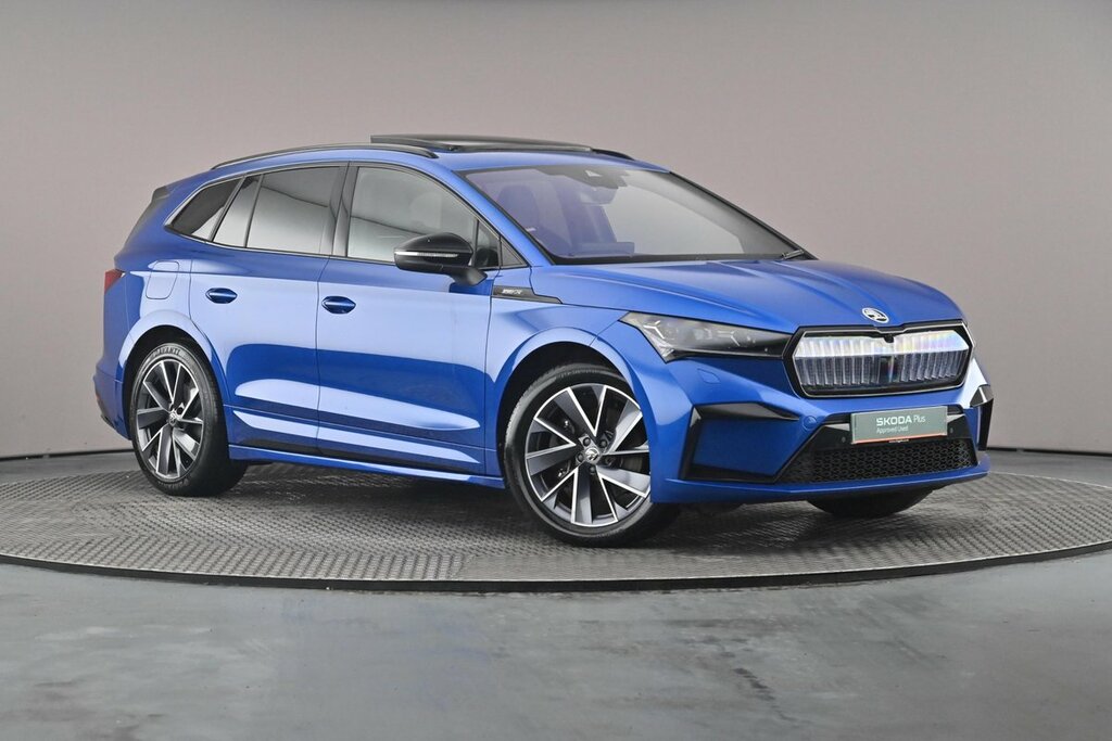 Skoda ENYAQ 80X Sportline 82 Kwh 265 Ps Single Speed 4X4 Blue