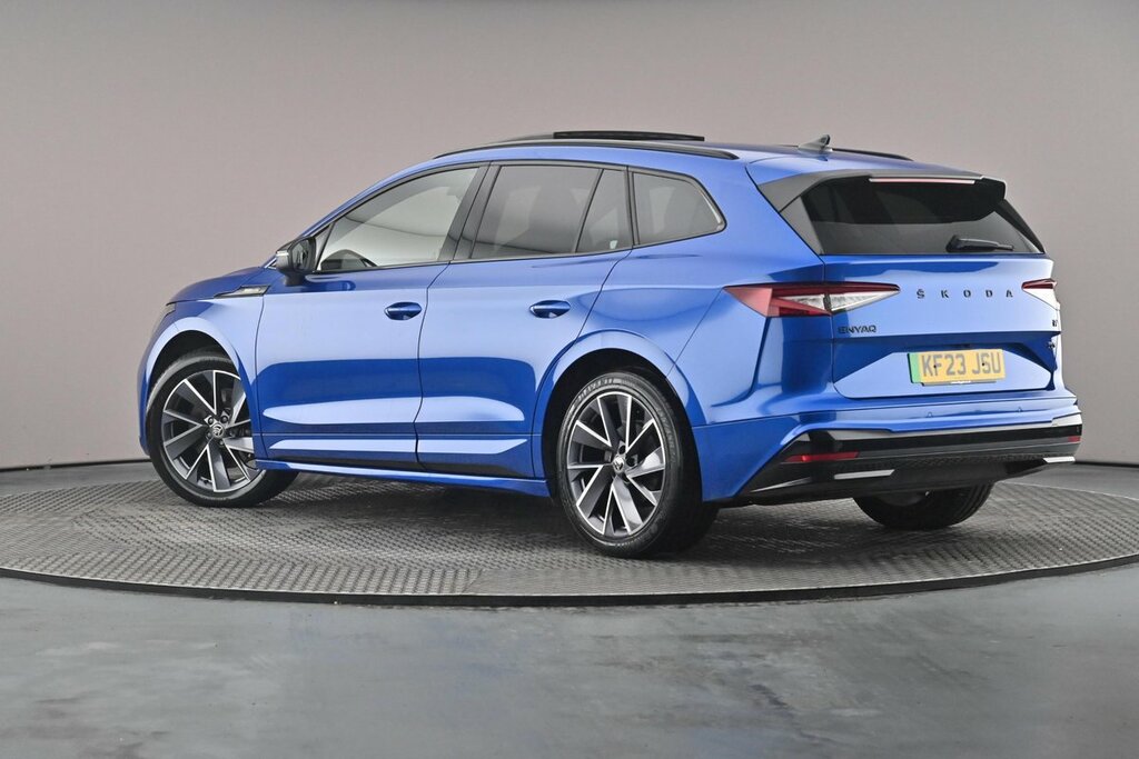 Skoda ENYAQ 80X Sportline 82 Kwh 265 Ps Single Speed 4X4 Blue #3