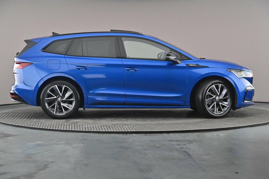 Skoda ENYAQ 80X Sportline 82 Kwh 265 Ps Single Speed 4X4 Blue #4