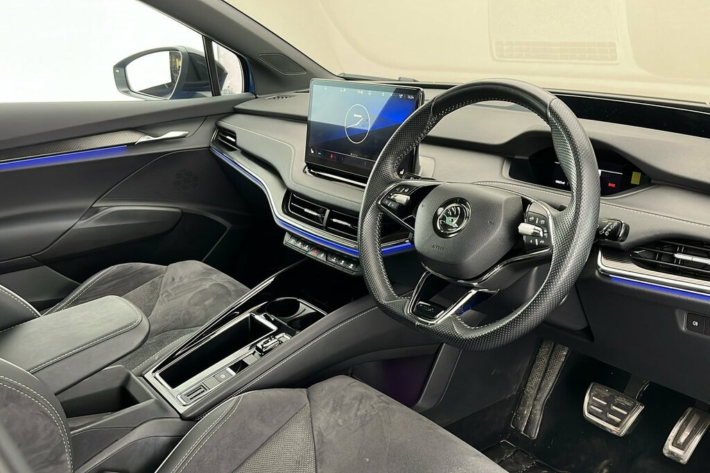 Skoda ENYAQ 80X Sportline 82 Kwh 265 Ps Single Speed 4X4 Blue #6