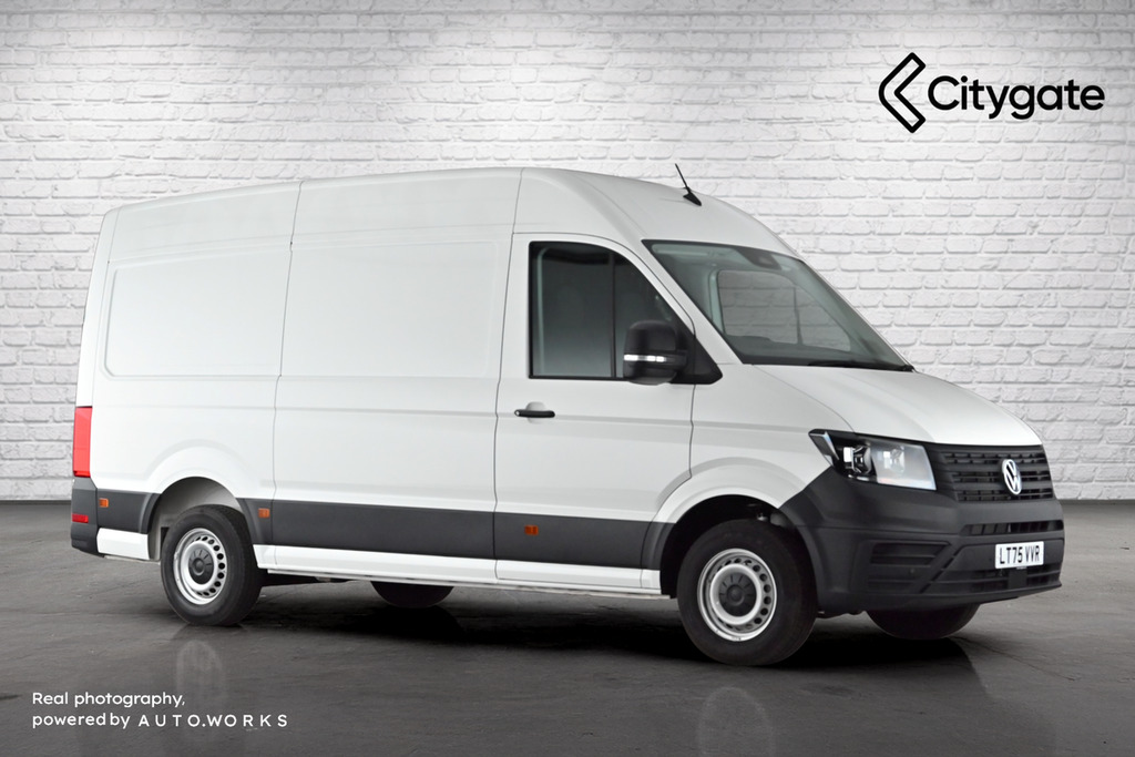 Volkswagen Crafter Cr35 Panel Van Commerce Mwb 140 Ps 2.0 Tdi 8Sp Aut White