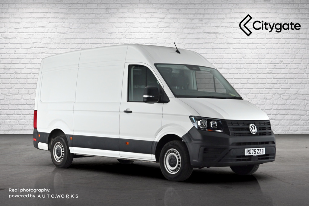 Volkswagen Crafter Cr35 Panel Van Commerce Mwb 140 Ps 2.0 Tdi 6Sp Man White