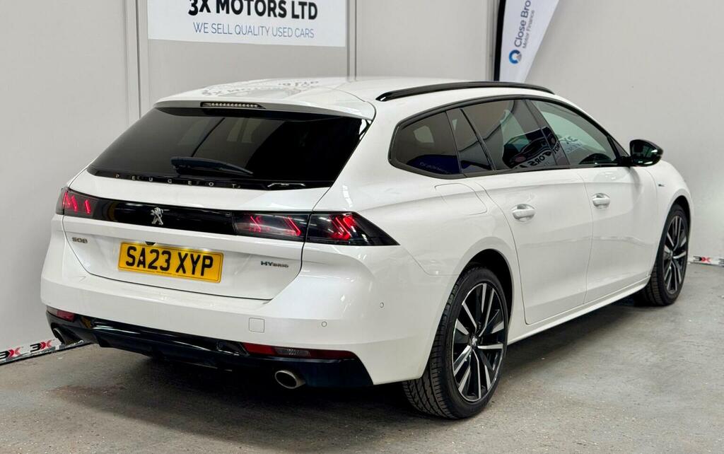 Peugeot 508 SW 1.6 12.4Kwh Gt E-eat Euro 6 Ss White #6