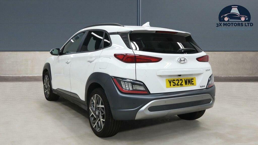 Hyundai Kona 1.6 H-gdi Premium Dct Euro 6 Ss White #3