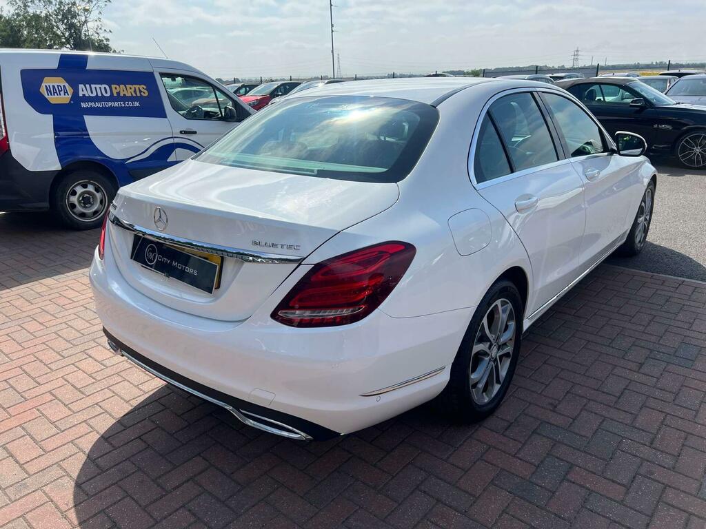 Mercedes-Benz C Class 2.1 C220 Bluetec Sport Euro 6 Ss White #6