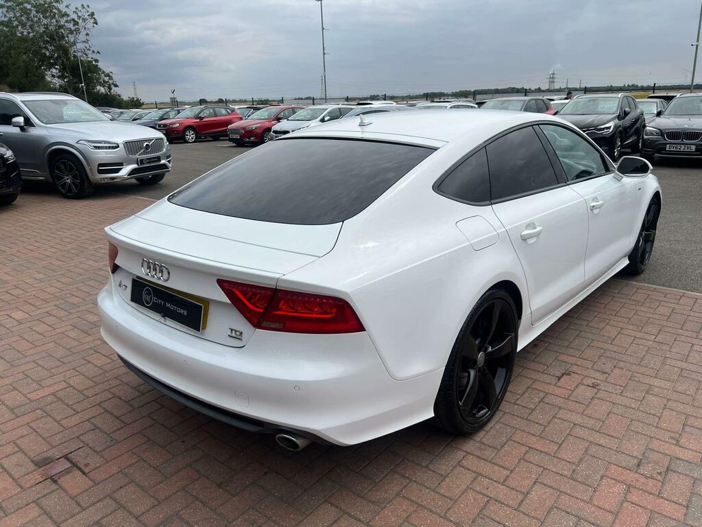 Audi A7 3.0 Tdi V6 Black Edition Sportback S Tronic Quattr White #6