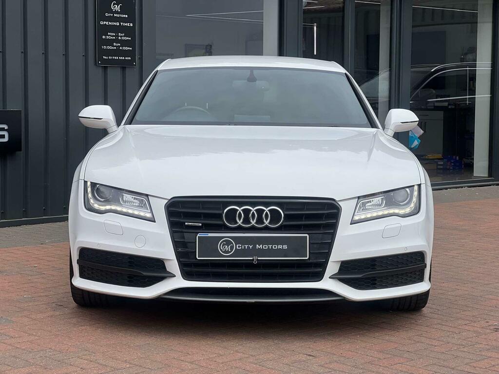 Audi A7 3.0 Tdi V6 Black Edition Sportback S Tronic Quattr White #3