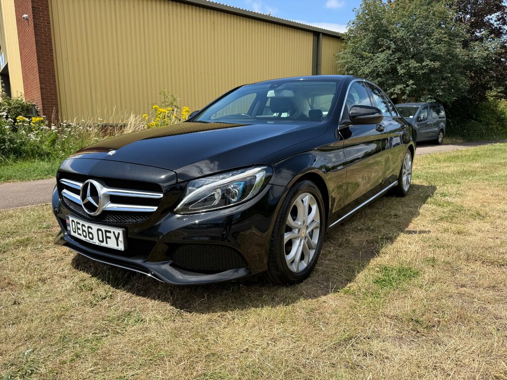 Mercedes-Benz C Class 2.0 C350e 6.4Kwh Sport Saloon Plug-in H Black