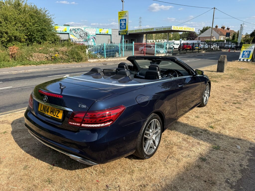 Mercedes-Benz E Class 2.1 E250 Cdi Amg Sport Cabriolet G-tron Blue #4