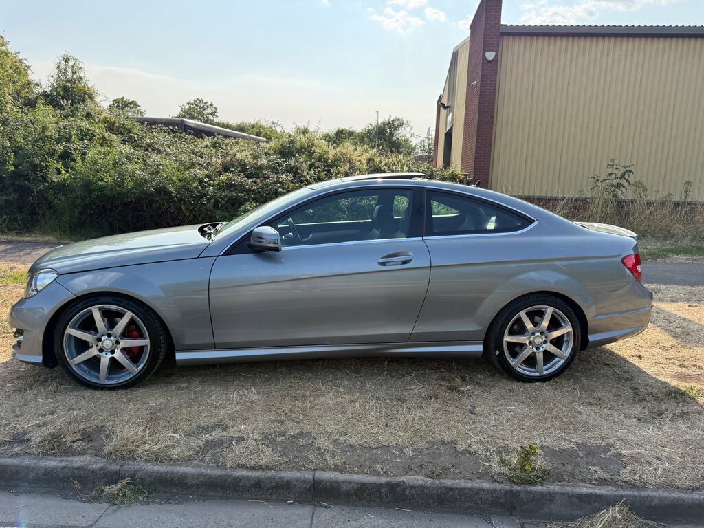 Mercedes-Benz C Class 2.1 C220 Cdi Amg Sport Edition Coupe G- HT14BLV Silver #4