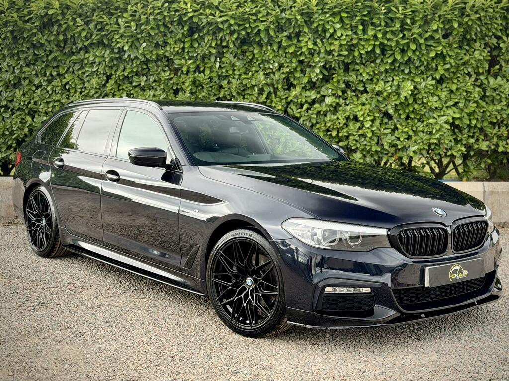 BMW 5 Series 2.0 520D M Sport Touring 2018 Black