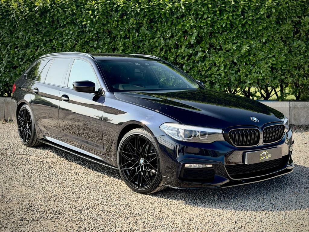 BMW 5 Series 2.0 520D M Sport Touring 2018 Black