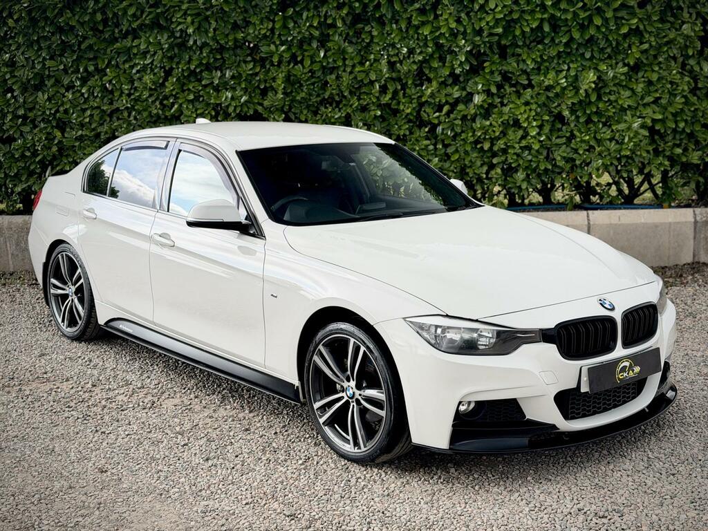 BMW 3 Series 2.0 320D M Sport Saloon 2013 DSZ8186 White #2