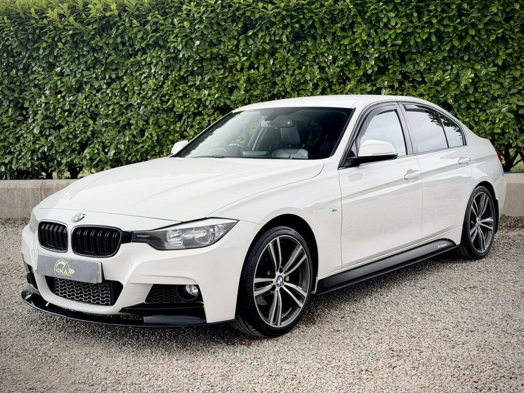 BMW 3 Series 2.0 320D M Sport Saloon 2013 DSZ8186 White #4