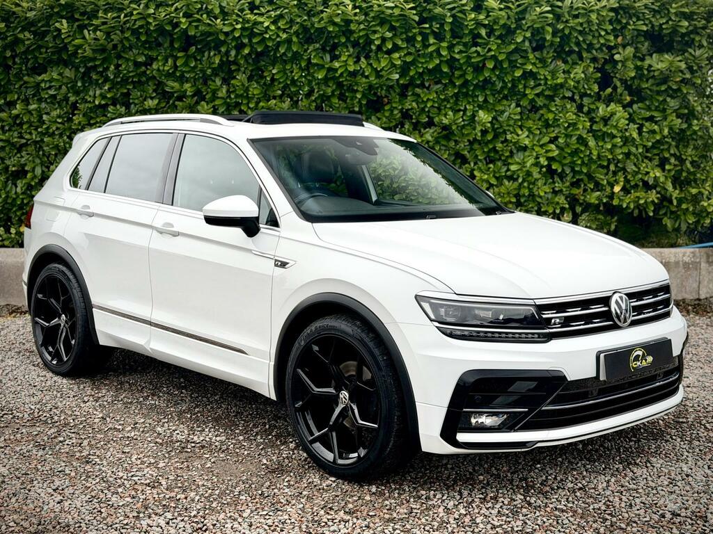 Volkswagen Tiguan 2.0 Tdi Bluemotion Tech R-line 2017 D17WTY White #2