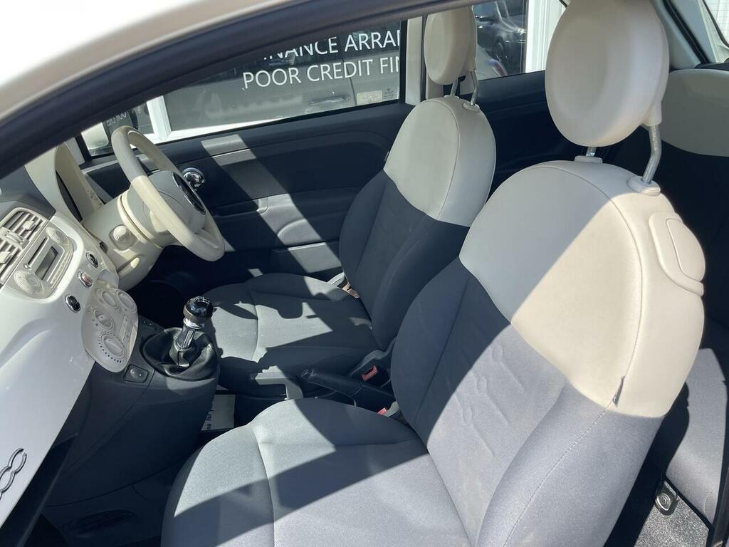 Fiat 500 Lounge Hatchback Silver #12