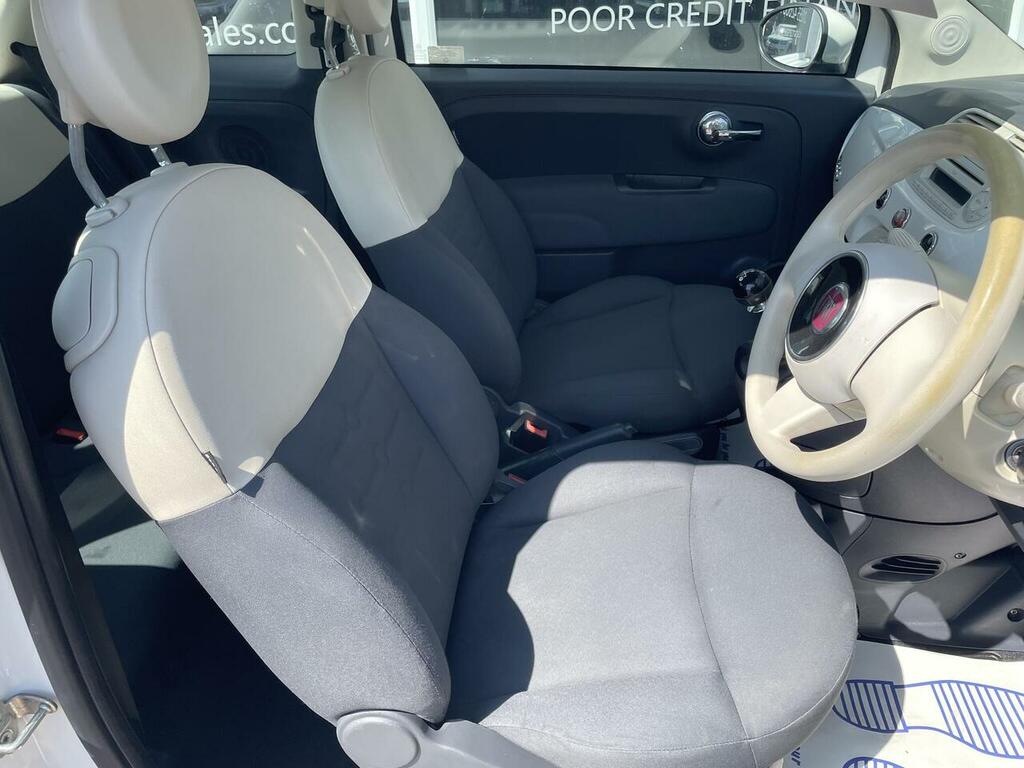 Fiat 500 Lounge Hatchback Silver #9