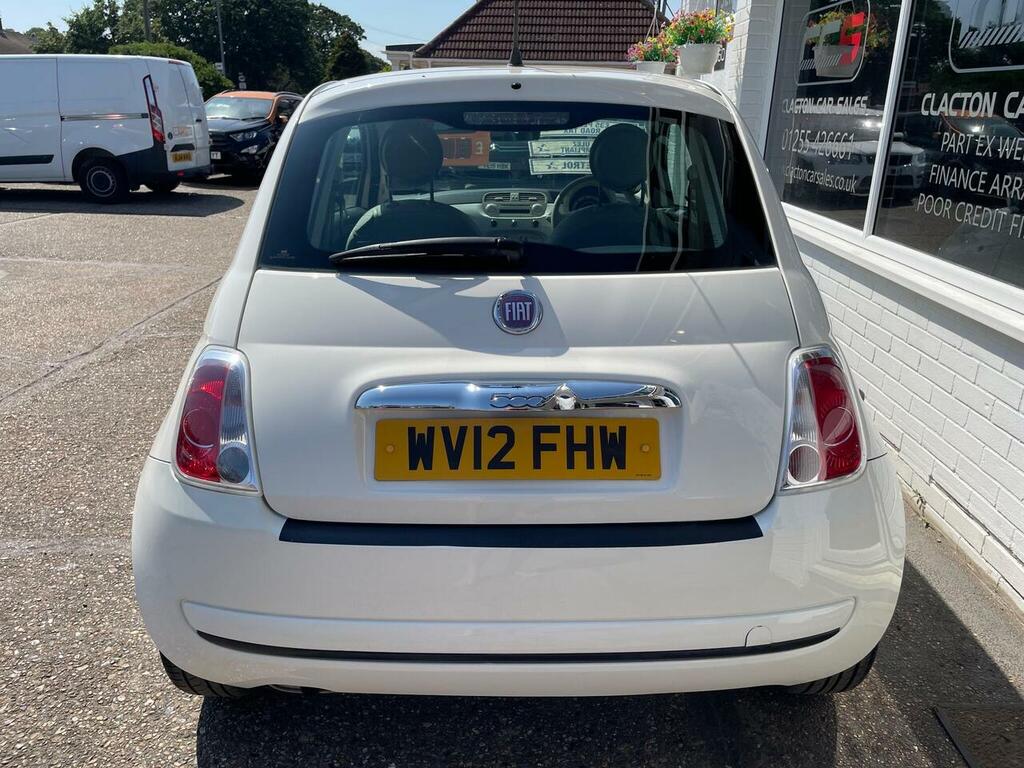 Fiat 500 Lounge Hatchback Silver #8