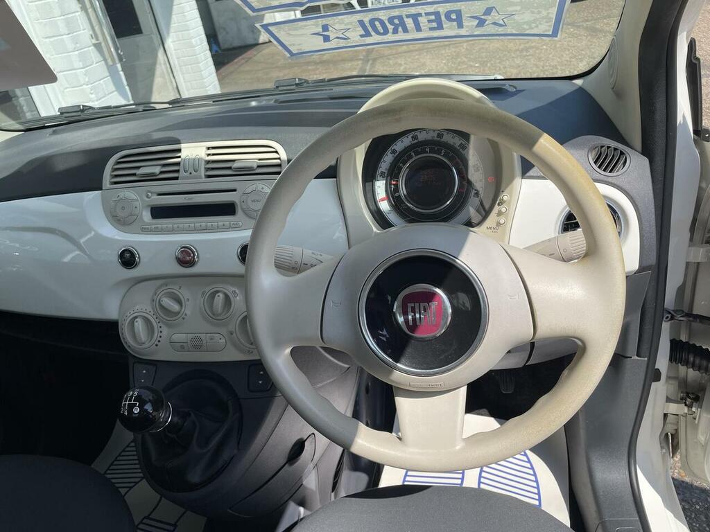 Fiat 500 Lounge Hatchback Silver #11