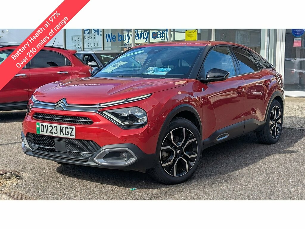 Citroen e-C4 50Kwh Shine Plus 7.4Kw Charger Red