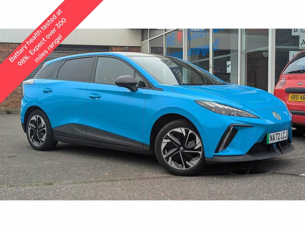 MG MG4 64Kwh Trophy Long Range Hatchback Aut Blue