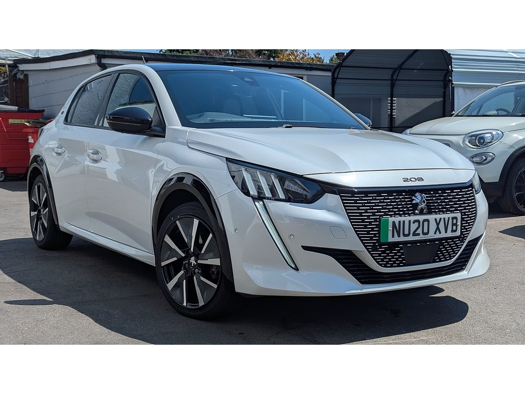 Peugeot e-208 50Kwh Gt Hatchback 136 Ps White