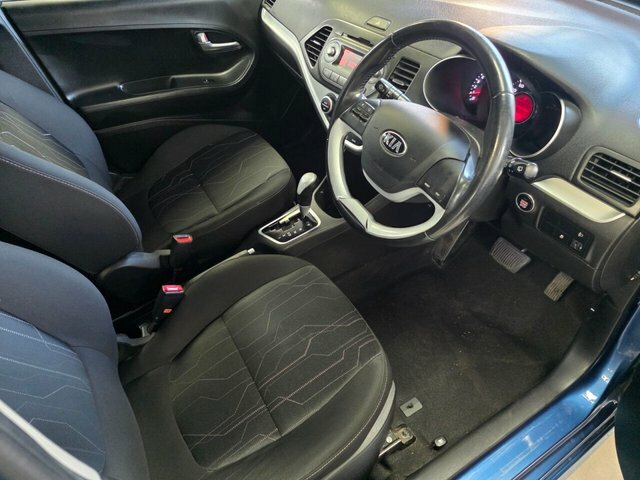 Kia Picanto Hatchback Blue #4