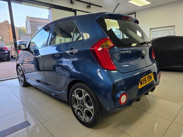 Kia Picanto Hatchback Blue #3