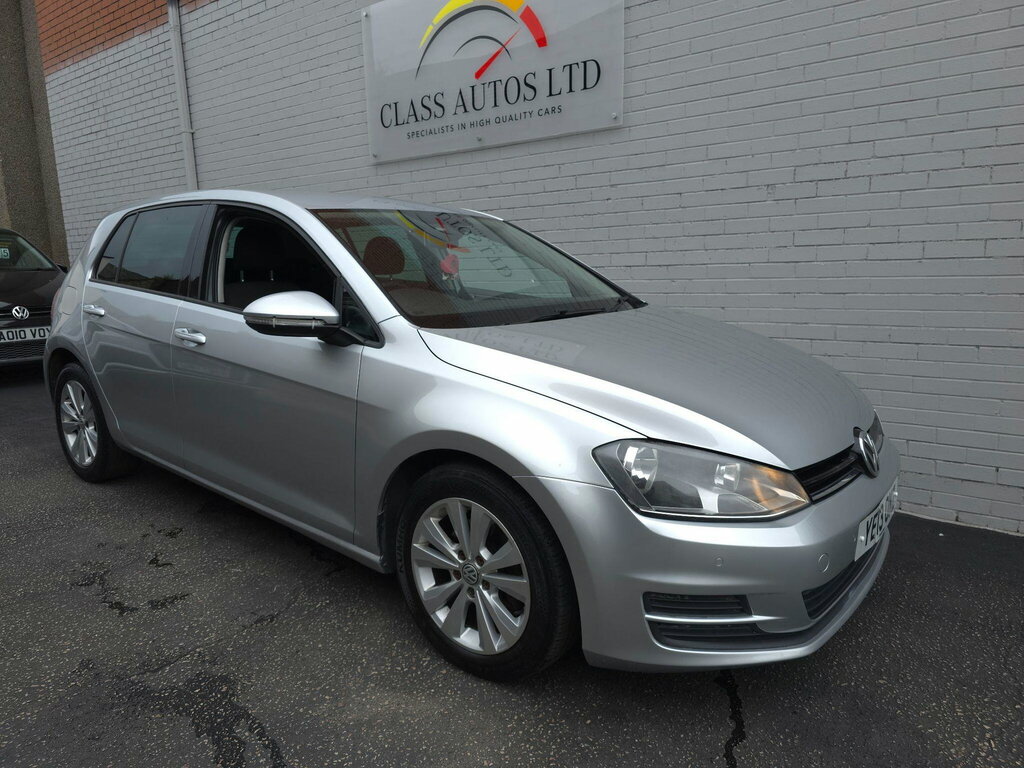 Volkswagen Golf 1.6 Tdi Bluemotion Tech Se Dsg Euro 5 Ss YE13ONZ Silver #2