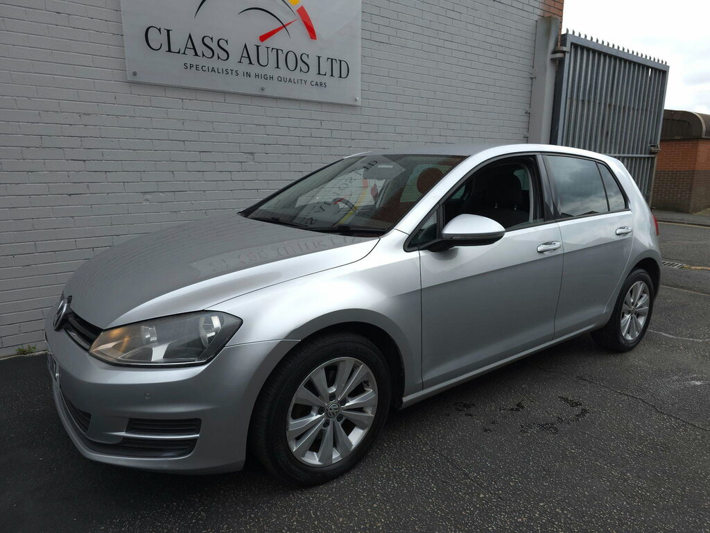 Volkswagen Golf 1.6 Tdi Bluemotion Tech Se Dsg Euro 5 Ss YE13ONZ Silver #4