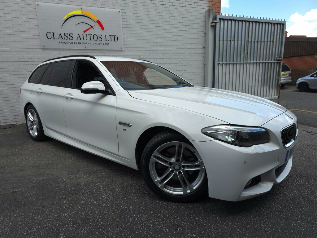 BMW 5 Series 2.0 520D M Sport Touring Euro 6 Ss White