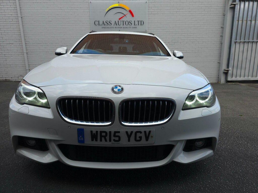 BMW 5 Series 2.0 520D M Sport Touring Euro 6 Ss WR15YGV White #3