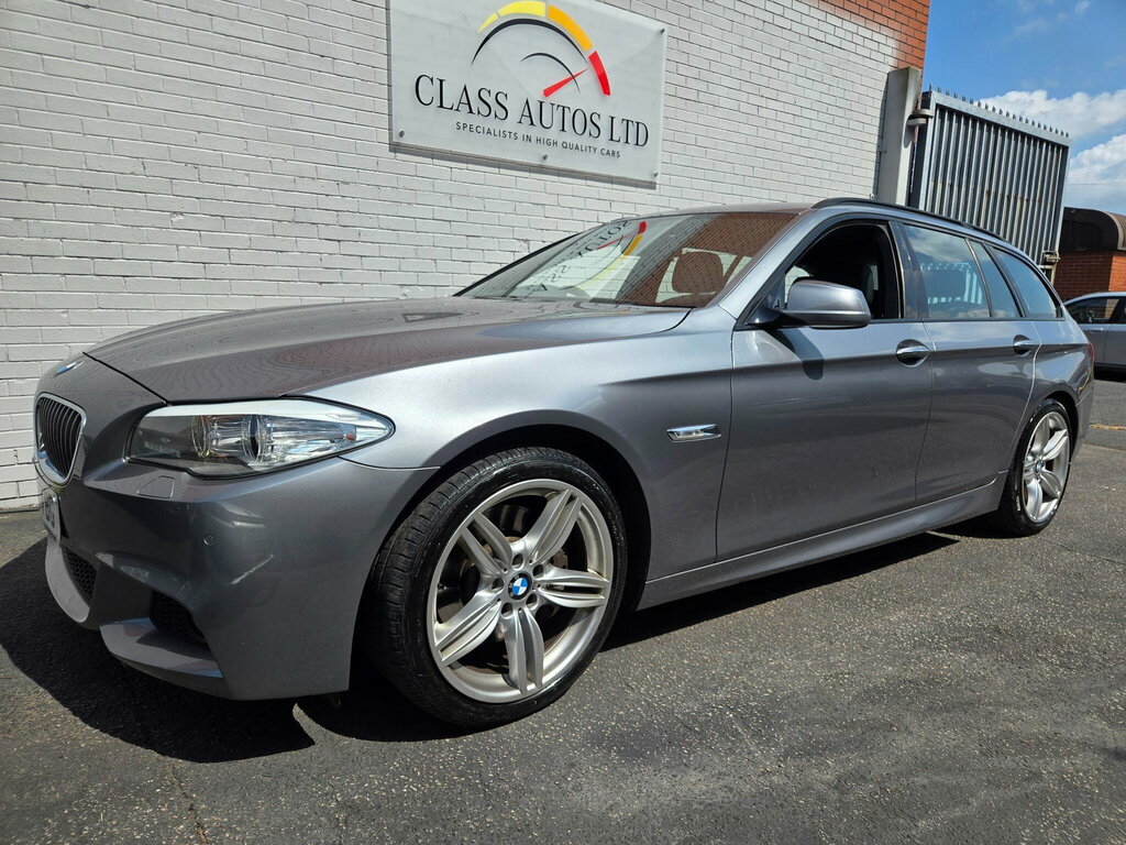 BMW 5 Series 2.0 525D M Sport Touring Steptronic Euro 5 Ss Grey #4