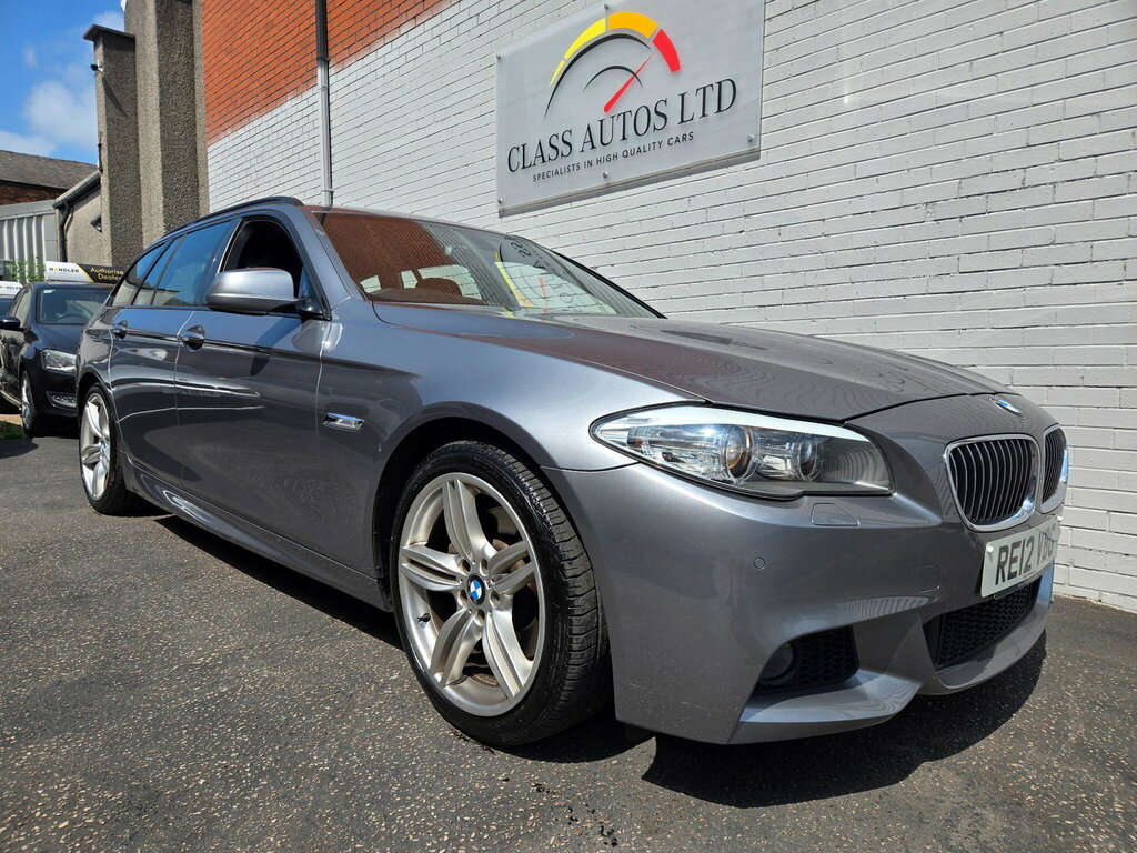 BMW 5 Series 2.0 525D M Sport Touring Steptronic Euro 5 Ss Grey #3