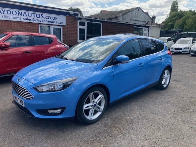 Ford Focus 1.5 Tdci Zetec Hatchback Euro 6 FM16TMO Blue #3