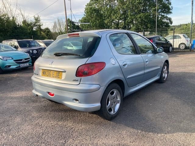 Peugeot 206 1.4 Verve Hatchback New Timing B Silver #5