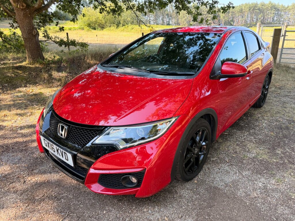 Honda Civic 1.8 I-vtec Sport Euro 6 GX16KVD Red #2