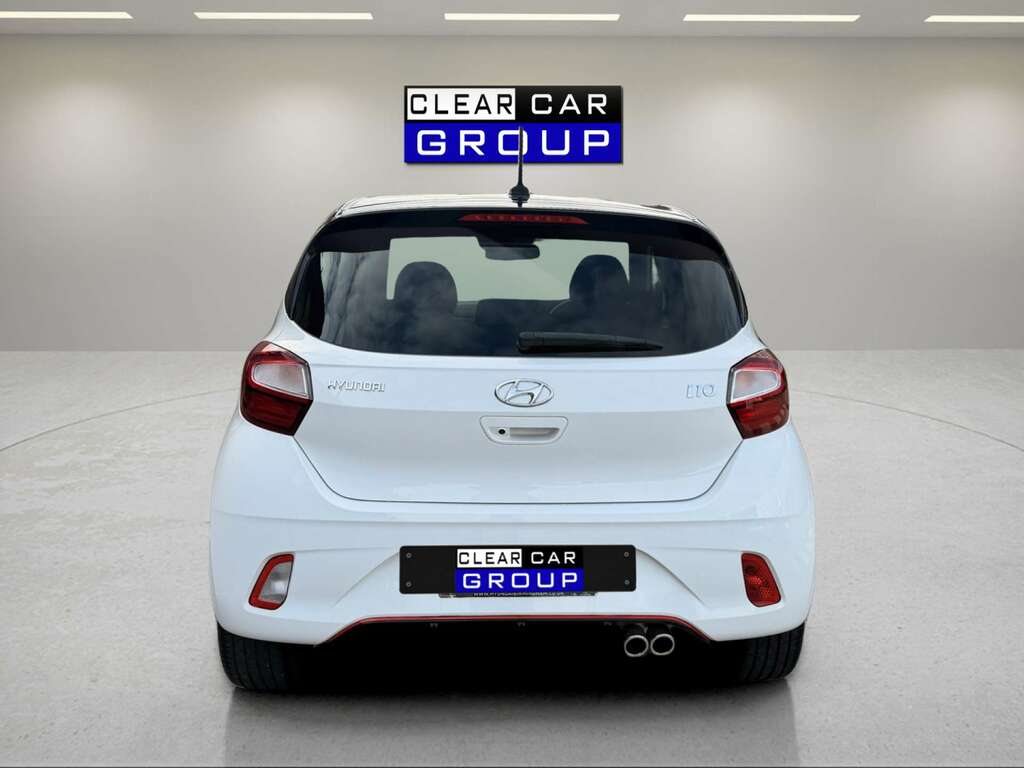 Hyundai I10 1.0 N Line Tgdi White #4