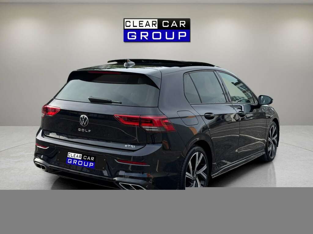 Volkswagen Golf 1.5 Etsi Mhev R-line Hatchback Hybrid D KY22YTO Black #5