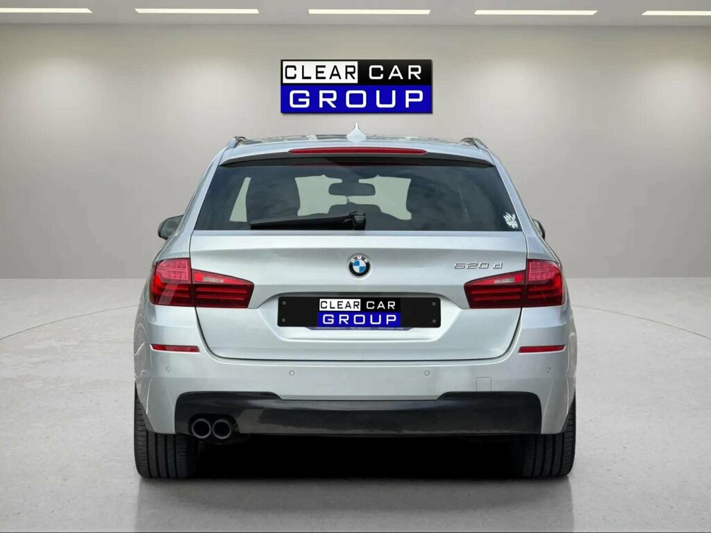 BMW 5 Series 2.0 520D M Sport Silver #4
