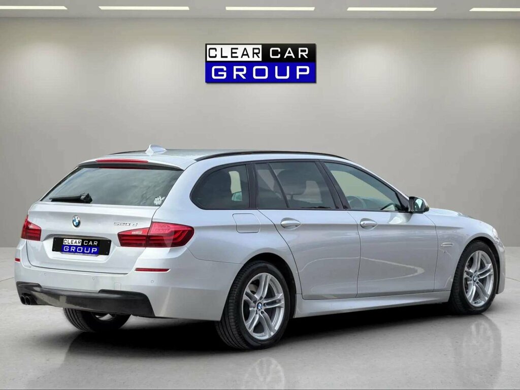 BMW 5 Series 2.0 520D M Sport Silver #5