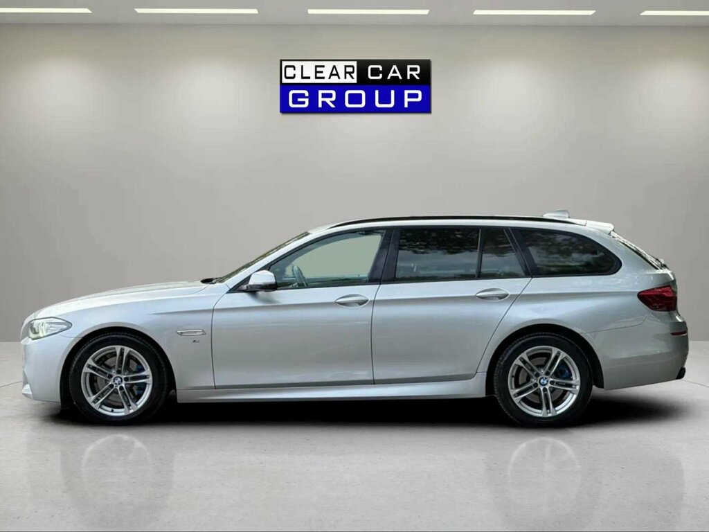 BMW 5 Series 2.0 520D M Sport Silver #2