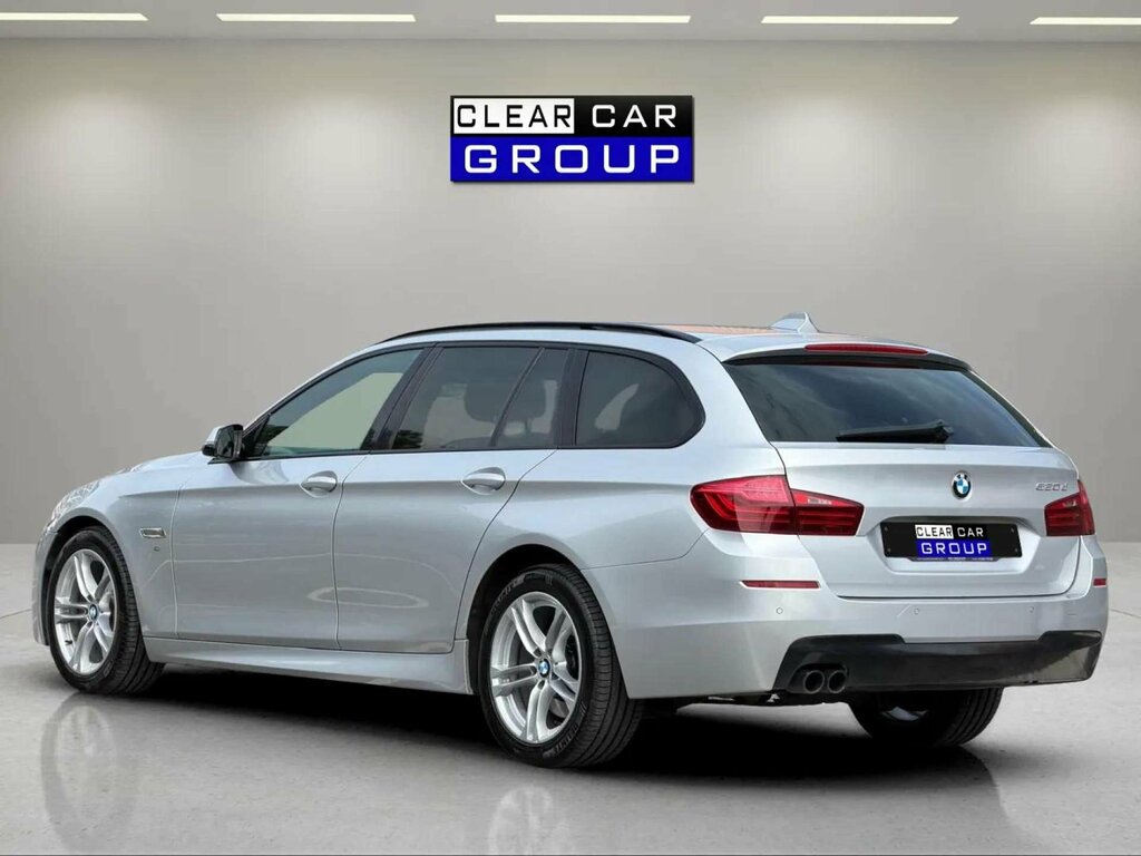 BMW 5 Series 2.0 520D M Sport Silver #3