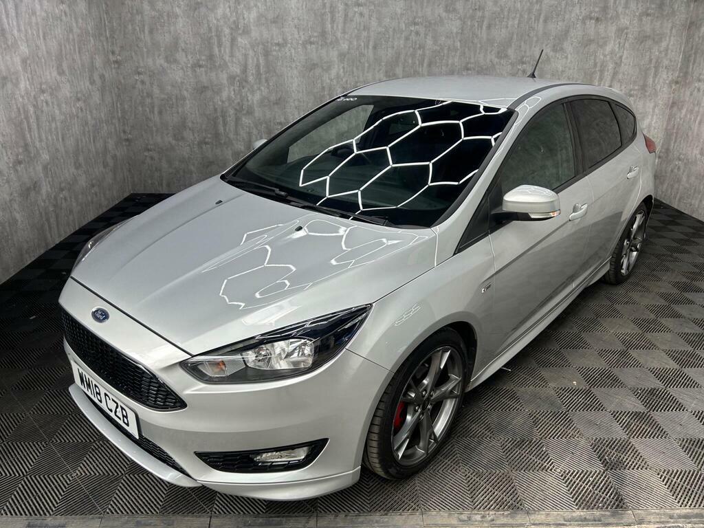 Ford Focus 1.0T Ecoboost St-line X Euro 6 S S Silver #2
