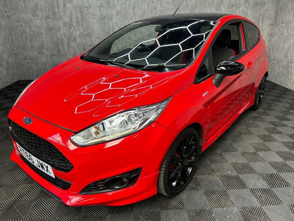 Ford Fiesta 1.0T Ecoboost St-line Euro 6 S S Red