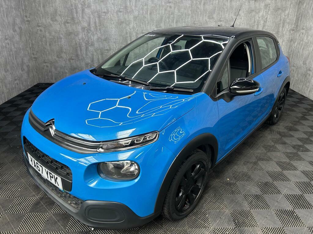 Citroen C3 1.2 Puretech Feel Euro 6 YA67YPK Blue #2