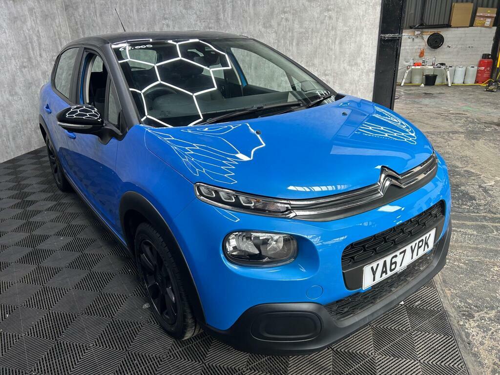 Citroen C3 1.2 Puretech Feel Euro 6 YA67YPK Blue #5