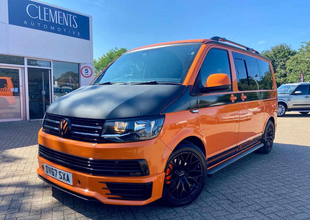 Volkswagen Transporter 2.0 Tdi T32 Bluemotion Tech Startline Panel Van Orange #2